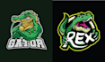 make amazing mascot crocodile logo