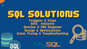 design databases, write  sql queries, triggers, stored procedures, view