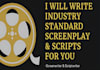 cinematic film script, stageplay, screenplay blockbuster movies screenwriting