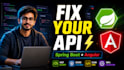 fix spring boot and angular bugs , rest API issues fast