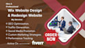 setup wix website design, wix ecomerce website and wix website redesign
