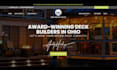 design contractor, construction, commercial roofing, drywall website