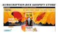 subscription box shopify store, subscription website subscription box store