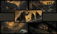 create comic book illustration, manga pages, graphic novel art, character design