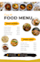 do modern restaurant menu design