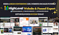 setup gohighlevel funnel, website, landing page, automation