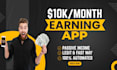 develop android earning app with admob for passive income