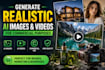 generate realistic ai images and videos for commercial purposes