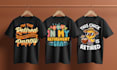 create unique retirement t shirt designs for pod, ready to upload
