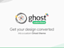 customize professional ghost cms development setup
