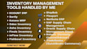 manage inventory, forecast demand, and optimize stock