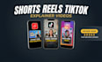 make 4k viral tiktoks or youtube shorts