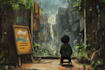 design concept art, characters and environments