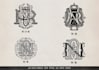 create vintage monogram design