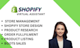 be your shopify VA and manage your ecommerce store