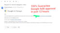 provide 100percent guarantee google adx approval in 12hours