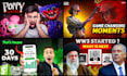 design any type of stunning youtube thumbnail at best price