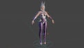 custom vrchat or tuber avatar, rigged and model 3d chatacter, anime vrc model
