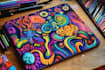 draw doodle wall art, illustration, decal, mural, wallpaper