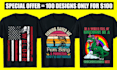 create unique custom t shirt design and bulk t shirt design