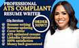 write and optimize your resume to ats compliant within 24 hours