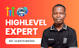 gohighlevel website automation workflow landing page ghl go high level expert