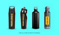 do juice and water bottle packaging and label design