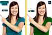 do photoshop editing and pimple removal
