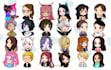 create chibi icon, logo, and profil pic from your characters