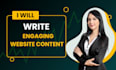 write compelling website content writing and copywriting