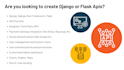 create rest api using django apis, flask and fast API