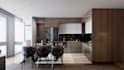 3d model renders kitchen and bathroom interior design in sketchup