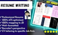 write or revise professional resume, cover letter, and optimize linkedin profile
