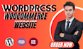 build woocommerce multivendor ecommerce website, webshop, webstore