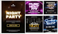 design animated flyer and motion video party flyer