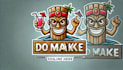 do make awesome unique tiki ber mascot logo design with company
