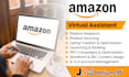 be your professional amazon fba virtual assistant, and amazon account manager