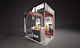 design a 3d trade show booth and exhibition booth