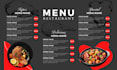 do food menu,resturant menu,cafe,digitalmenu design for you
