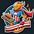 do awesome unique barbecue e sport mascot logo within two days design