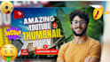 design premium youtube thumbnail
