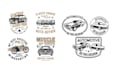 do vintage classic car logo or vector design