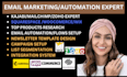 wix squarespace woo,zoho kajabi,mailchimp email automation newsletter template