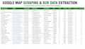 do b2b data extraction and google maps scraping