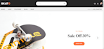 design snowboard shopify store skateboard website shopify dropshipping store