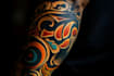 design a polynesian maori tribal tattoo