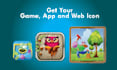 design modern app icons, game icons, and UI icon sets