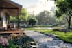 create a landscape design, garden design, backyard design