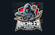 do amazing archer shadow mascot logo with new concepts