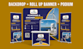 design trade show booth design backdrop exhibition tradeshow banner booth design